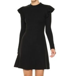J.O.A. Ruffle Sleeve Knit Dress NWT